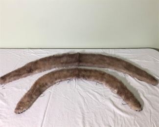 Two Fur Neck Wraps