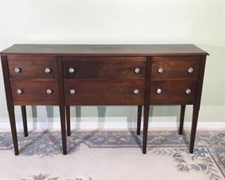 Unique Custom Built Antique Wooden Silverware Chest