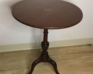 Vintage Round Tilting Table