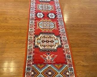 Hand Woven Runner Rug
Excellent condition! 
114” x 27”
Must be able to load yourself.
