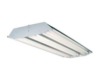 (2)Howard Lighting 4-Light High Bay Fluorescent Light Fixture