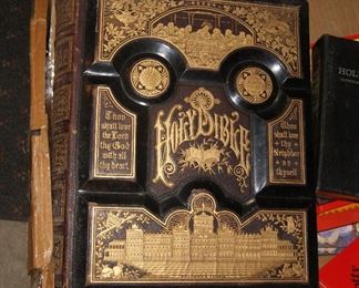 Very Nice Leather Bound Old Bible