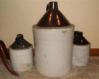 Various Stoneware Jugs
