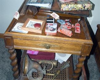 Antique Car Horn, Old Toys & More