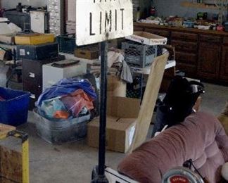 REAL, Railroad Switch & Lamp about 7 feet tall