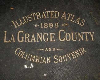 1893 World's Fair Lagrange County Indiana Atlas