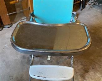 Vintage Starburst High Chair