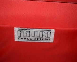 Pleated Red Bag by Fellini