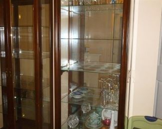 Another curio cabinet