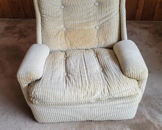 $25.00, Corduroy club chair needs recovering, 2 available