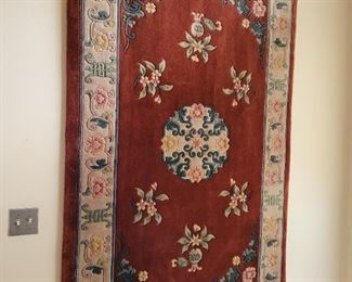 $80.00, Wool wall rug tapestry, 49 x 80"