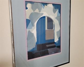 Signed lithograph, e. DiGiulio, 14 x19"