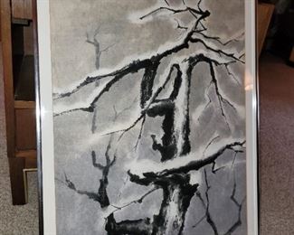 $40.00, Watercolor appr. 22 x 28Yamagiwa