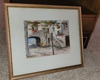 $40.00, Signed Watercolor
