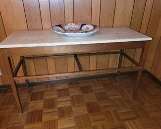 $40.00, Marble top table 4' x 30" tall