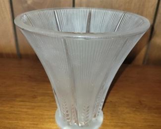 $350.00, Lalique Epis trumpet vase 9"  Excellent condition