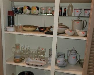Vases, cookware tea pots