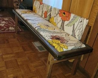 $40.00, MCM flower bench, good condition