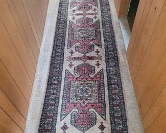 $450.00, Custom 32 x 123", wool hand tied runner