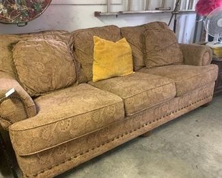 #1322H  upholstered couch $50