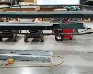 Engel 10' Notcher With 3 Heads, Dorris Speed Reducer, H-020, 19.6 Ratio, With Foot Pedal Controls