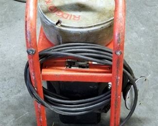 Ridgid Electric Auger Model, K-40, With Drum