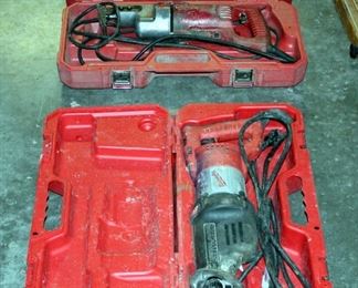 Milwaukee Sawzalls, Qty 2, In Carrying Case