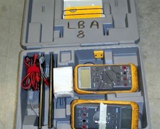 Fluke Multimeters, Qty 2, Models 83 And 83III, Includes Carrying Case