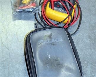 Fluke Multimeter, Model 83 V, With Canvas Carrying Case, And Leads