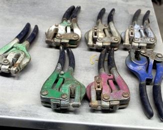 Roper Whitney Hand Punches, Qty 7