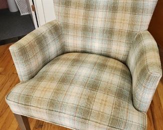 Plaid chair $100