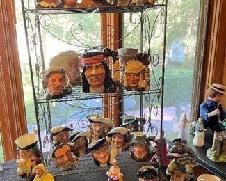 Toby mugs (Wild West Set)