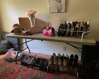 Vintage shoes, hats