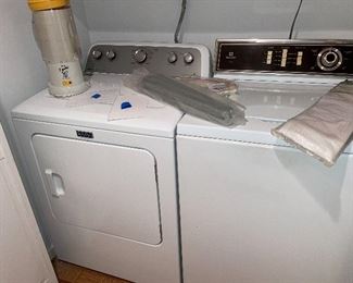 Washer (newer) and dryer