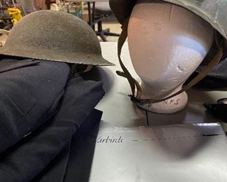 WW1  Helmet, Antique fireman's helmet