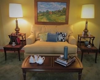 Mersman Coffee Table,...Love Seat, 