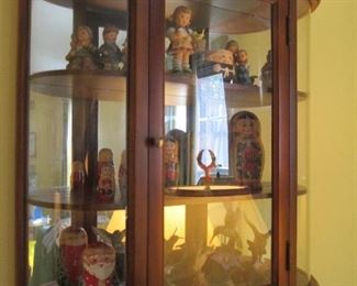 Curio...Hummels.. Nesting Dolls....