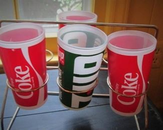 Collectible Coke ..7up Glasses
