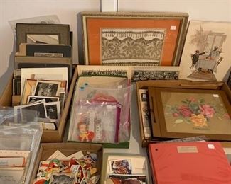 Early Valentines and other cards