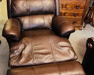 #13 - $95 • Leatherette manual all recliner in very good condition almost new • 44high 37wide 39deep