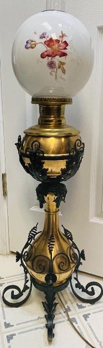 $150  • Early American lamp