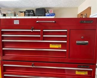  $750 US general tool chest with tools shown included 