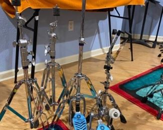 #33 - $200 Yamaha double braced, drum set hardware Pack HH, Kick pedal, snare stand, Boom stand (2)