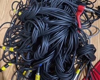 #97 $10 EACH - Microphone cables (26) 