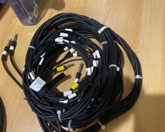 #99 - $10 EACH TRS to TRS Cables (19) 