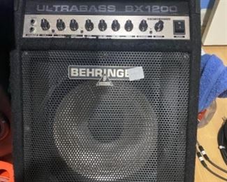 #104 - $140 Behring Ultra bass Amplifier BX1200