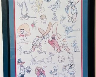 $425 1997 Warner Bros “Virgil ross” animation art 		
