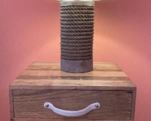 $110 Coastal side table pair  • 22high 16wide 14 deep 