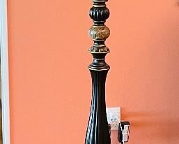$75   Stylized floorlamp  • 63high 23across