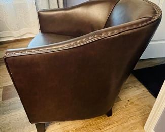 $75   Leatherette nail head accent chair  • 30high 29wide 30deep